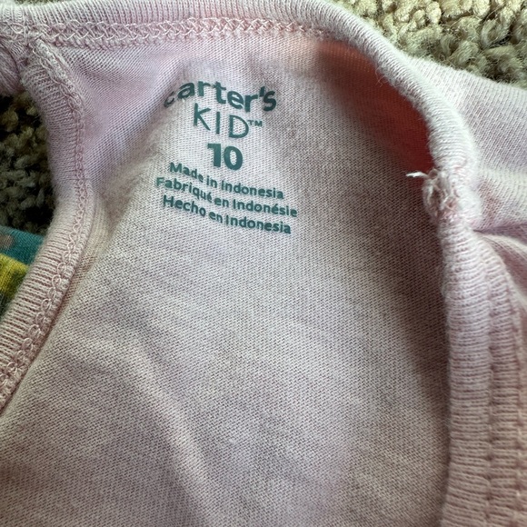 Carter's Pink and Blue Floral Kids Matching Set - Picture 5 of 8